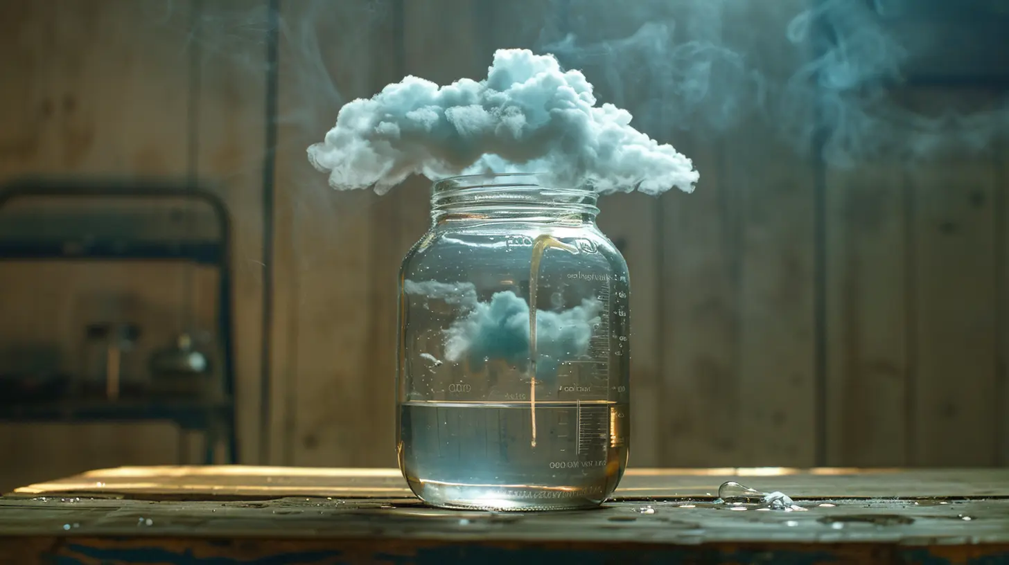 How to Create a Cloud in a Jar: A Simple Weather Experiment