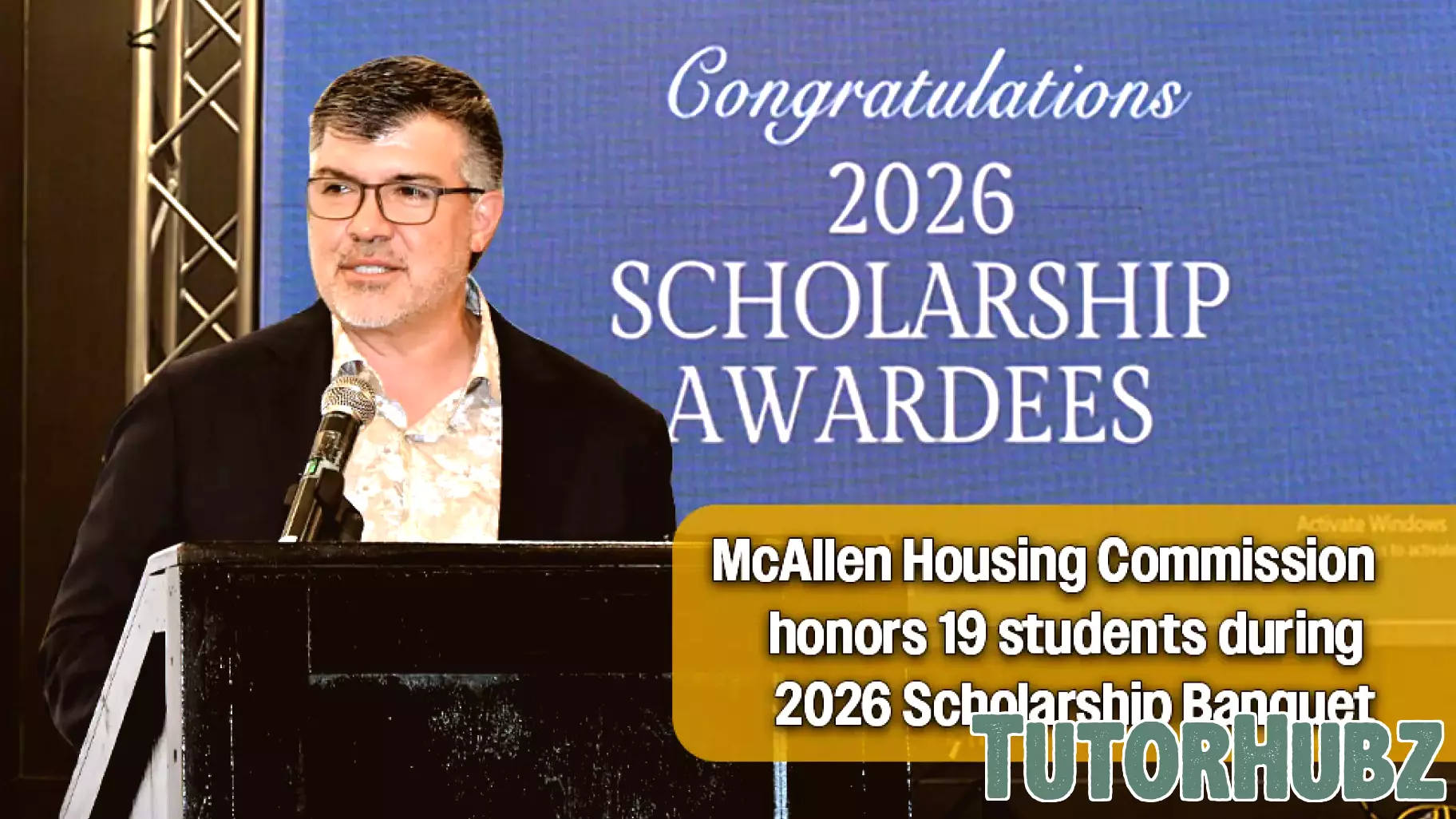 Eddie Cantu Urges Scholarship Recipients to Pursue Education With Purpose and Perseverance